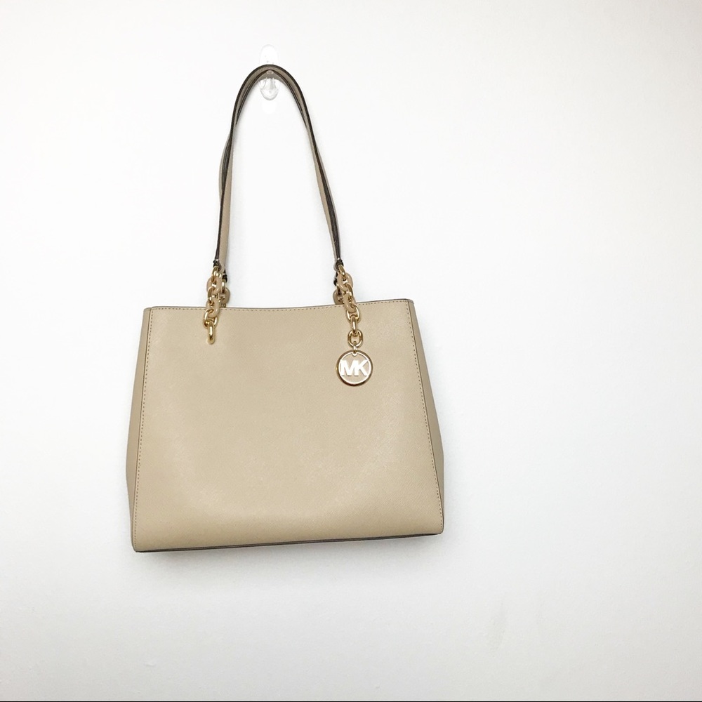 Michael Kors Large Sofia Bisque Shoulder Bag NWT